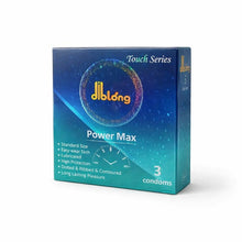 Prezervative DIBLONG Power Max, pot susține întârzierea ejaculării, texturate, lubrifiate, din latex, 52 ± 2 mm, 3 buc