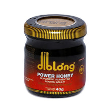 Diblong Power Honey - supliment alimentar pentru adulți cu miere și asocieri de plante care susțin sănătatea sexuală și funcția de reproducere, 43 g