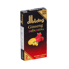 Bomboane afrodisiace Diblong Ginseng Bonbons pentru bărbați, 1 cutie x 2 buc