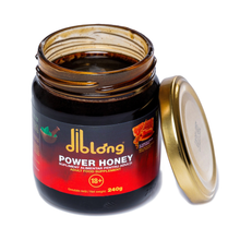 Diblong Power Honey - supliment alimentar pentru adulți cu miere și asocieri de plante care susțin sănătatea sexuală și funcția de reproducere, 240 g