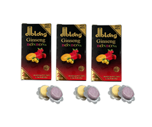 Set 6 Bomboane afrodisiace premium concentrate, DIBLONG GINSENG BONBONS for MEN, pentru potenta, erectie, impotriva ejacularii, 100% natural, 3 cutii - 6 bomboane